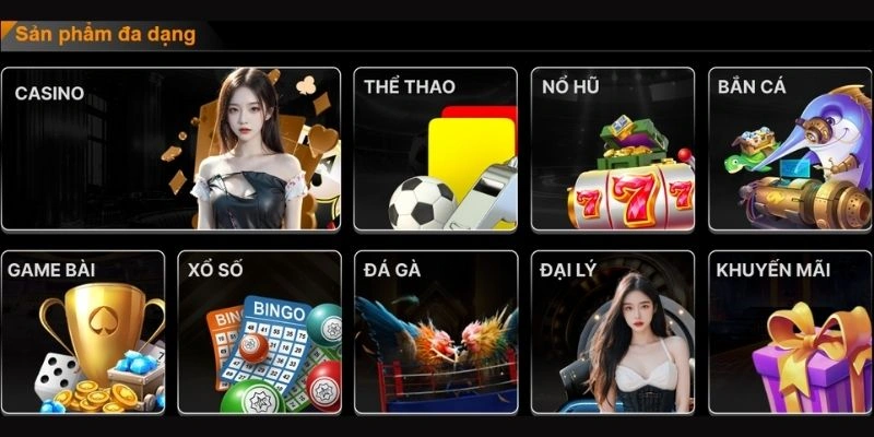 Những sản phẩm cá cược tại nhà cái 789BET